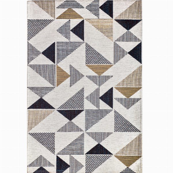 Coco' Triangles Rug: A Modern Geometric Accent for Your Kitchen
