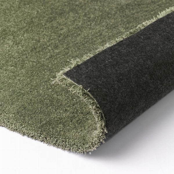 Soft Elegance – AMALIA LIGHT GREEN High Pile Area Rug for Large Living Room Spaces