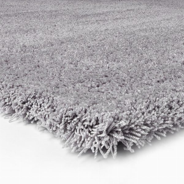 Contemporary Softness – AMALIA LIGHT GREY High Pile Rug for Modern Dining Rooms