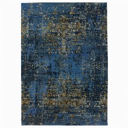 ELITE NAVY BLUE/GOLD – Artistic Elegance and Luxurious Comfort for Your Home