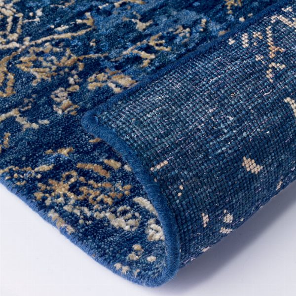 ELITE NAVY BLUE/GOLD – Artistic Elegance and Luxurious Comfort for Your Home
