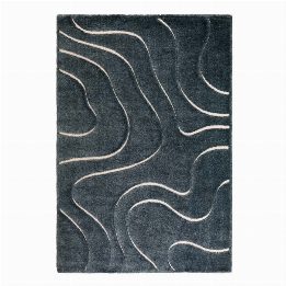 Tappeto VENERE 3 BLU – Design ondulato per un’eleganza senza tempo