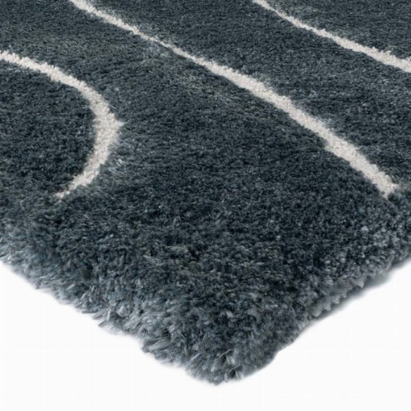 Tappeto VENERE 3 BLU – Design ondulato per un’eleganza senza tempo