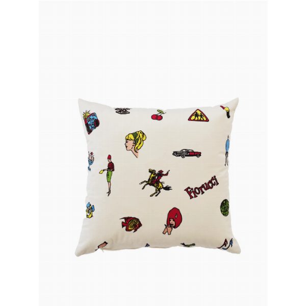Cushion in collaboration with Fiorucci