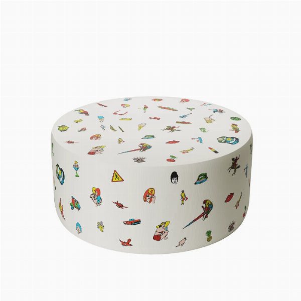 Pouf L in collaboration with Fiorucci