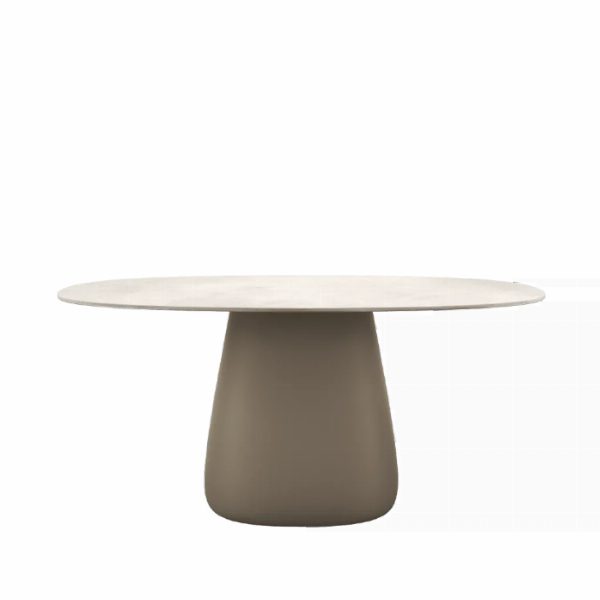 Cobble Table Top 160 cm Stoneware
