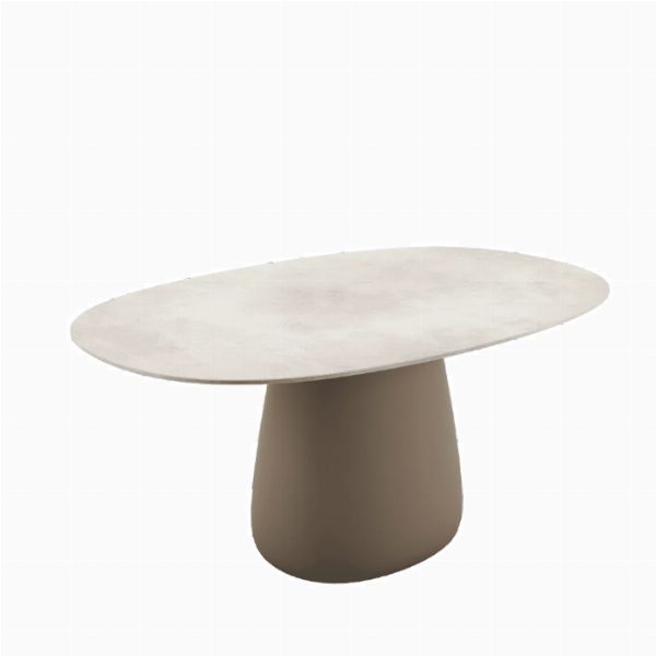 Cobble Table Top 160 cm Stoneware