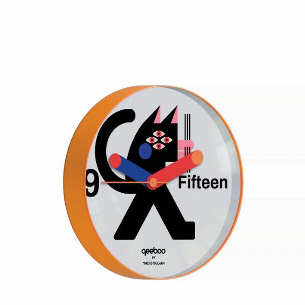 Black Cat Wall Clock