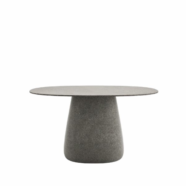 Cobble Table Top 135 cm Stoneware Ivory