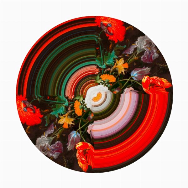 Carpet Glitch Round Half