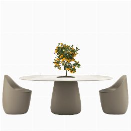 Cobble Table 190 cm Stonew Bucket
