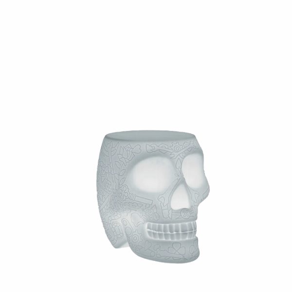 Mexico Stool and Sidetable Lamp with Rechargeable Led