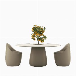 Cobble Table 160 cm Stonew Bucket