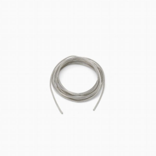 5 meter sil/fep 2x0,75 transparent electrical cable