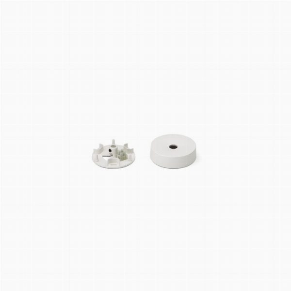 Aim White ceiling rose assembly