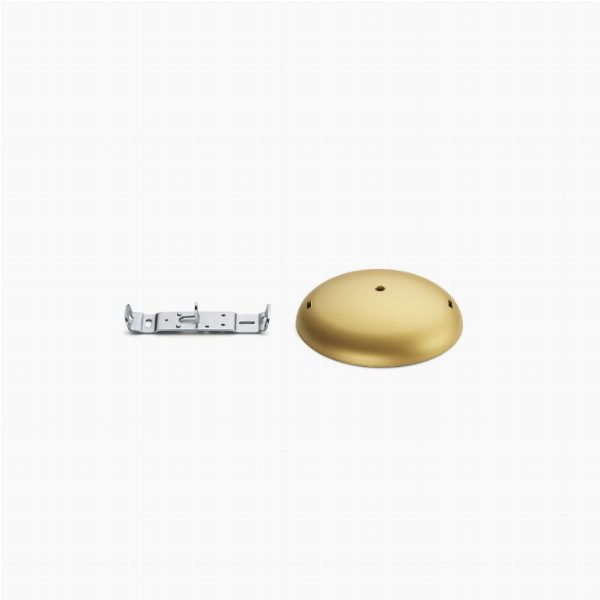 Gold ceiling rose assembly