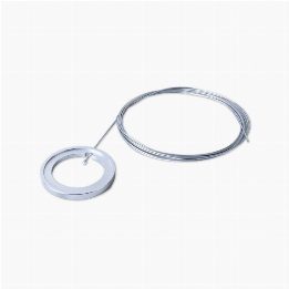 Luce Orizzontale/Sferica/Cilindrica Ring and 4 meters steel wire cable