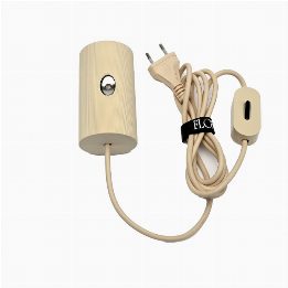 Beige electric mounting with On/Off switch and diffuser