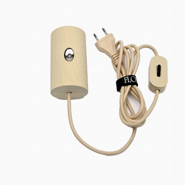 Beige electric mounting with On/Off switch and diffuser