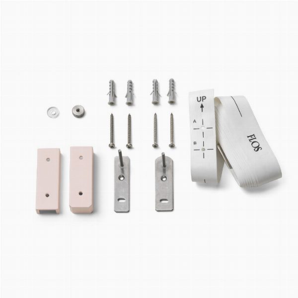Kit with screws, nuts and components