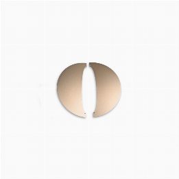 IC T/S 3 Fixed flange semi-cover for brass diffuser