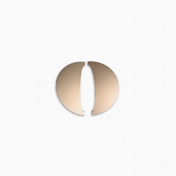 IC T/S 3 Fixed flange semi-cover for brass diffuser