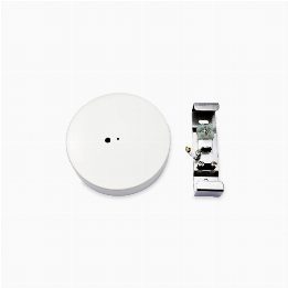 Bellhop Glass S shiny white ceiling rose assembly