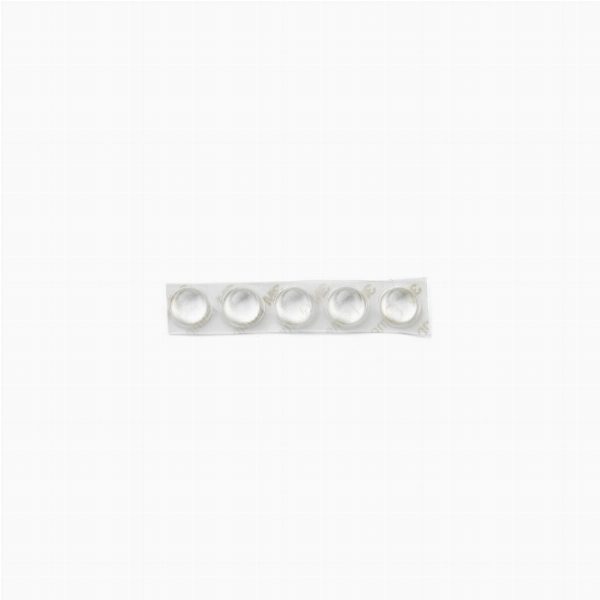 Kit of transparent pads for lamp base