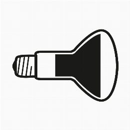 LED Lamp 13W E27 220-240V 2700K R125