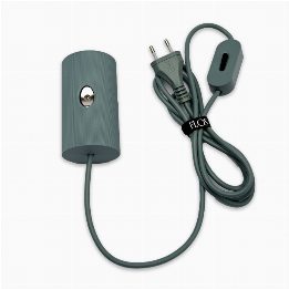 Bilboquet Green electric mounting with On/Off switch and diffuser