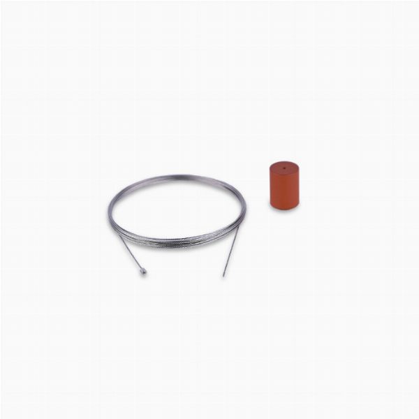 Skynest Motion Red ceiling rose and steel cable assembly