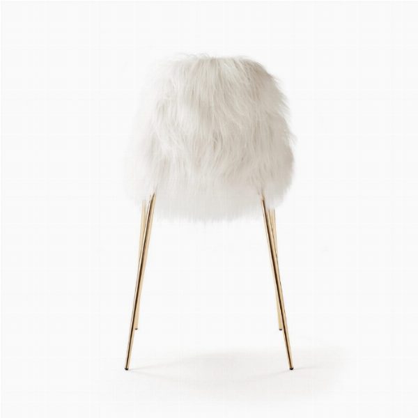 Mammamia Fur Fur - pelliccia bianca, oro