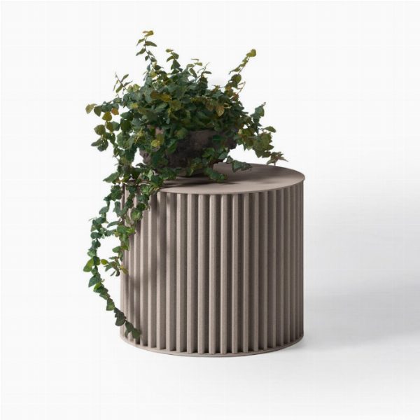 Herclino S corkcrete grigio - h 35