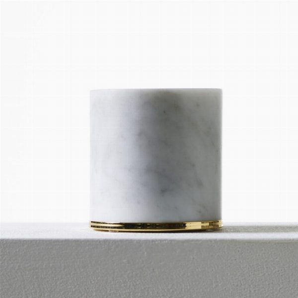 Fermaporte bianco Carrara