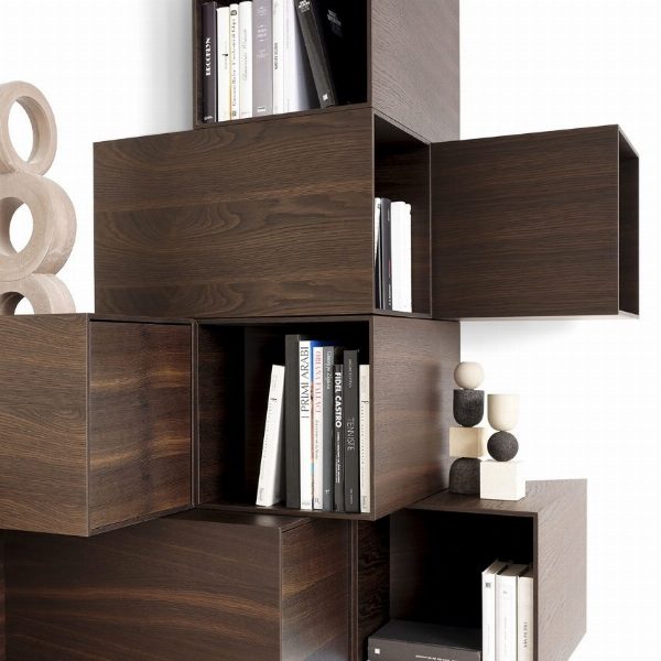 Cellula Wood contenitore a parete