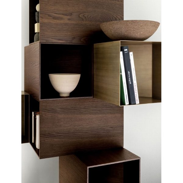 Cellula Wood contenitore a parete