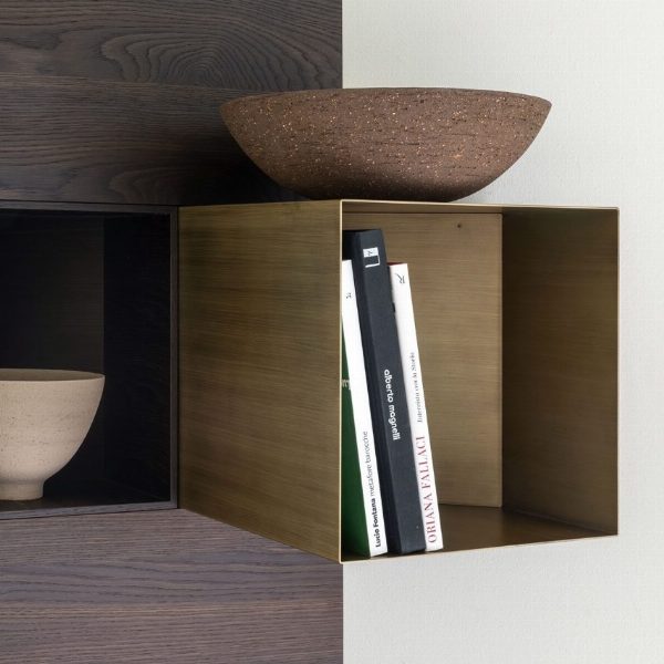 Cellula Wood contenitore a parete