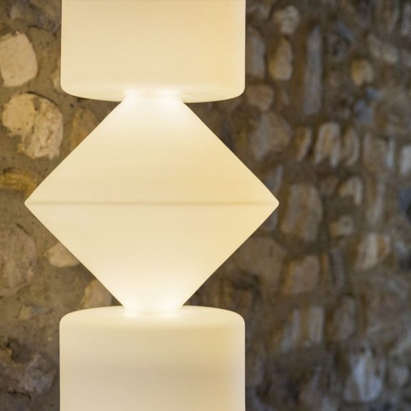 Costantina Opal lampada da terra e da tavolo