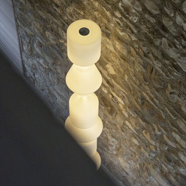 Costantina Opal lampada da terra e da tavolo