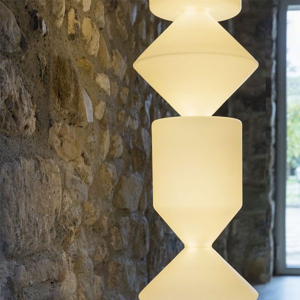 Costantina Opal lampada da terra e da tavolo