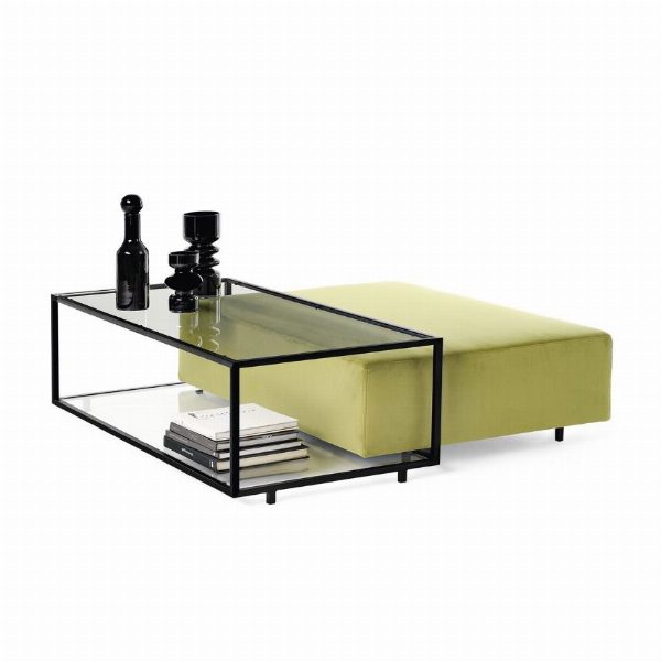 Zoom pouf con tavolino