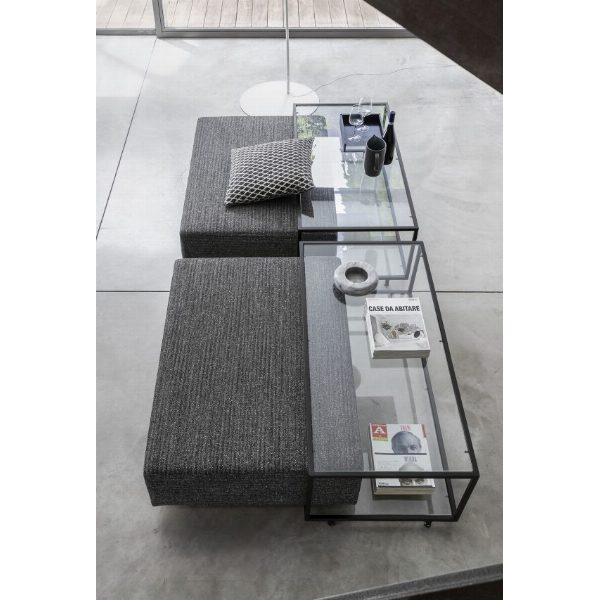 Zoom pouf con tavolino
