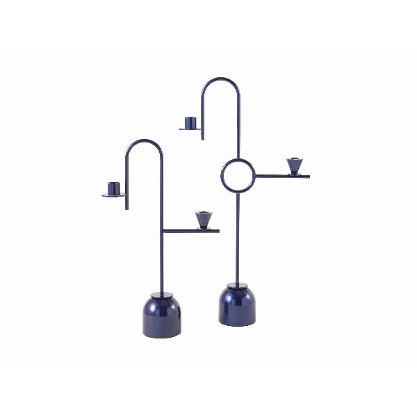 Blue Candleholders