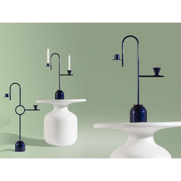 Blue Candleholders