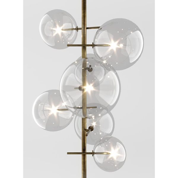 Bolle Verticale lampada terra-soffitto