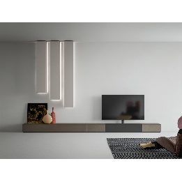 Mobile TV con pilastri da soffitto