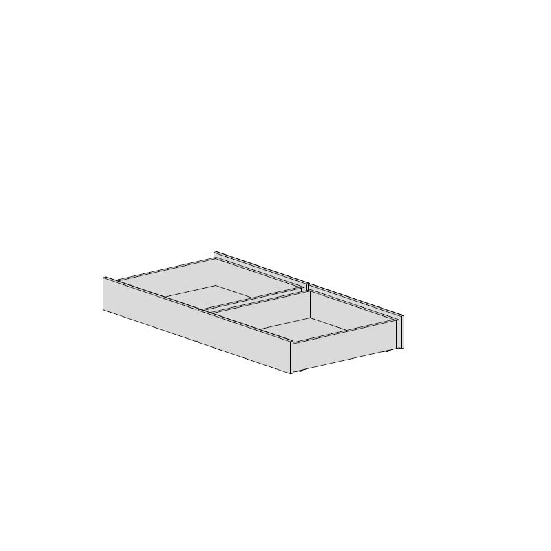 CESTONI ESTRAIBILI per letti - Lago