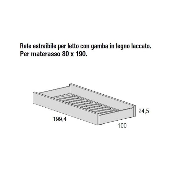 Rete Estraibile per letti