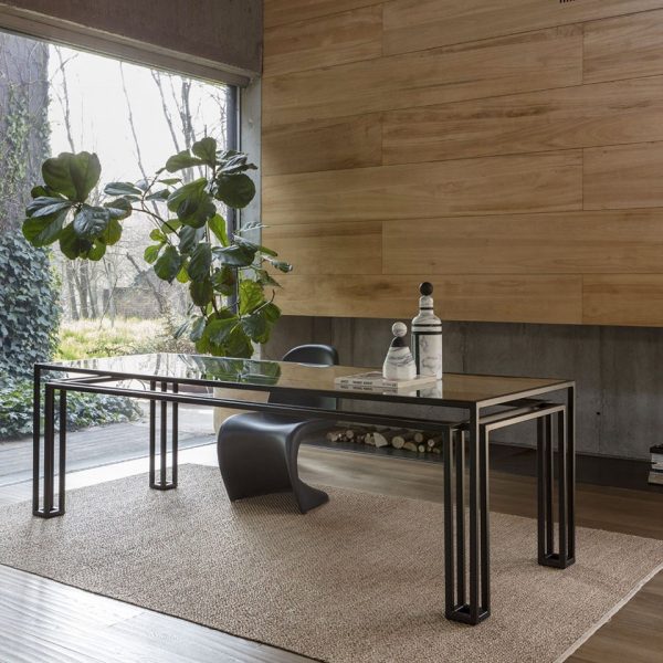 Tavolo Hotline Table bronzo Patinato