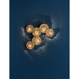 Gold Moon W lampada da parete o soffitto